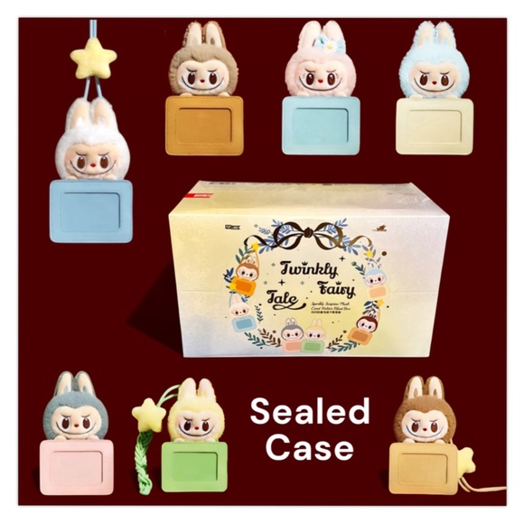 Pop Land The Monsters Twinkly Fairy Tale Sparkly Surprise Labubu Card Holder - Picture 1 of 16